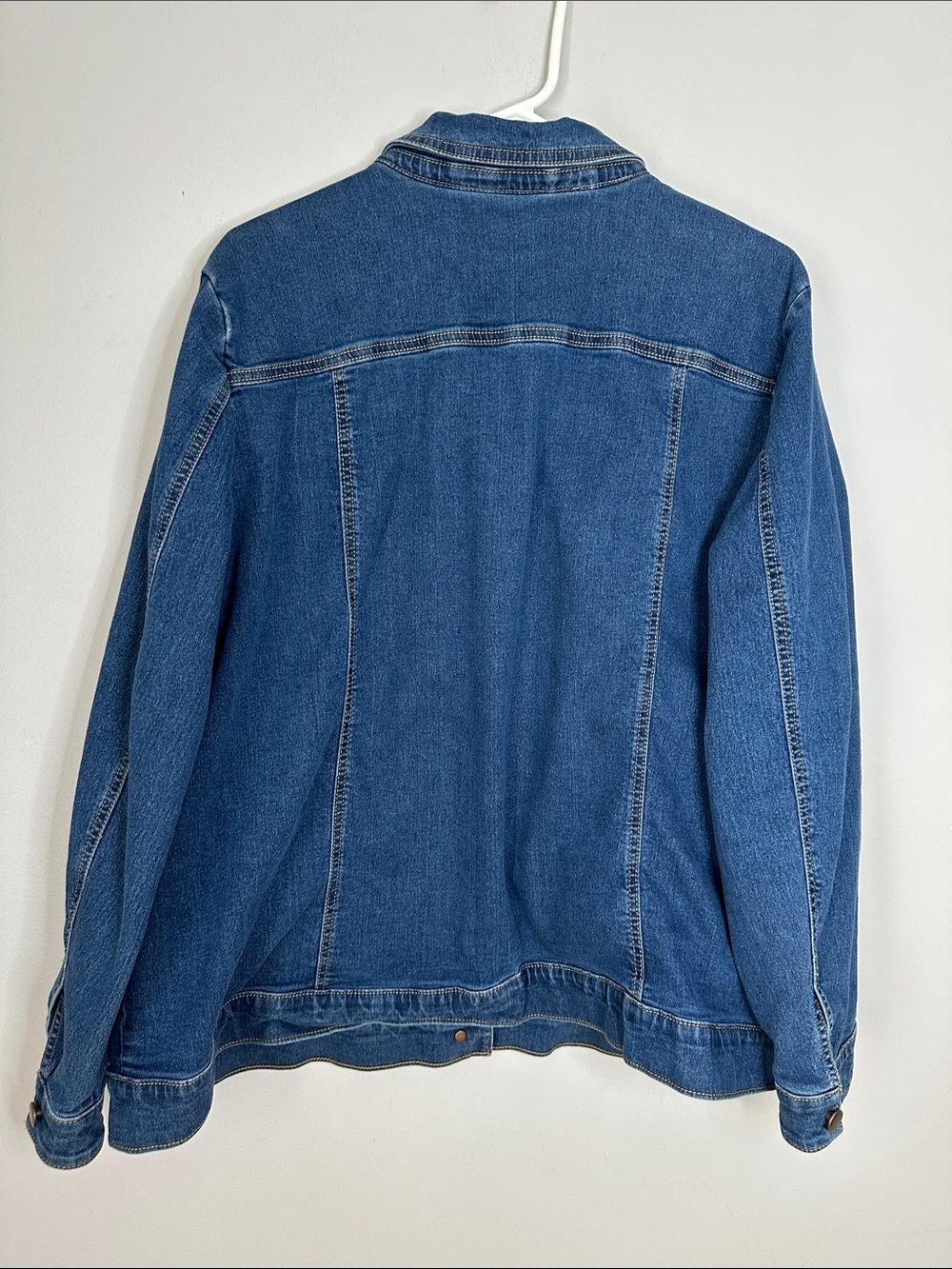 Coldwater Creek Classic Blue Denim Jean Jacket size 1X - Picture 4 of 6